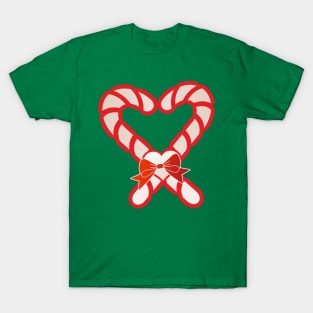 CANDYCANE HEART T-Shirt